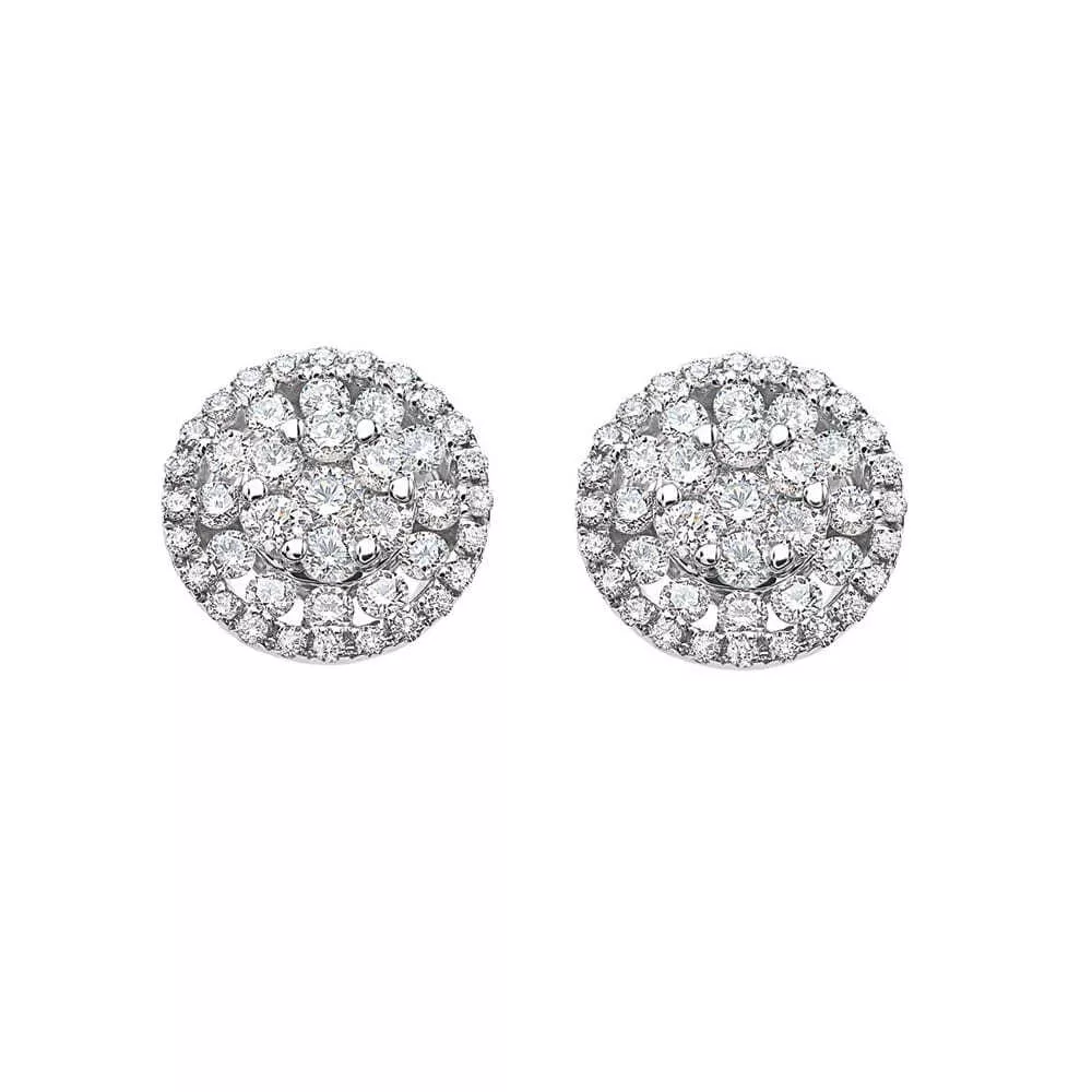 Сережки Illusione 0.82 ct 3.55 g