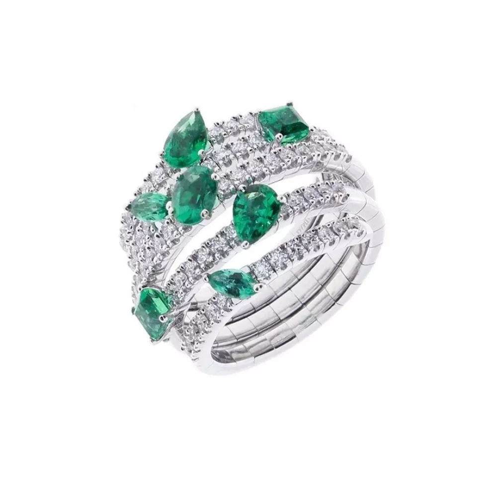 Каблучка Notte di San Lorenzo 0.86/1.53 ct 12.752 g