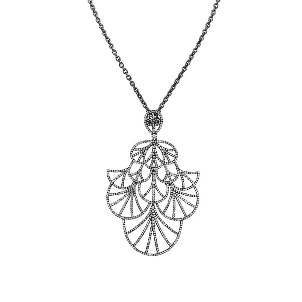 Колье Abanico 3.96/0.11 ct 26.77 g