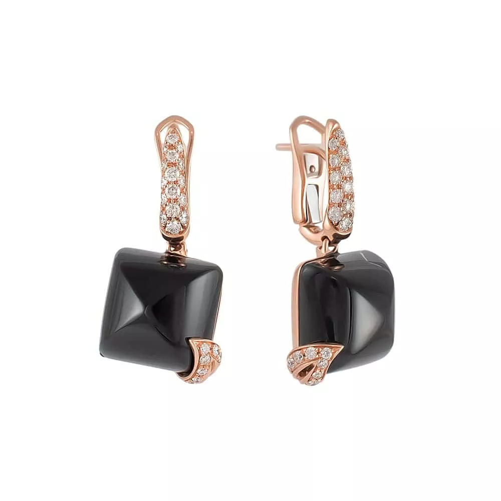 Серьги Ginza 0.85/5.30 ct 9.13 g