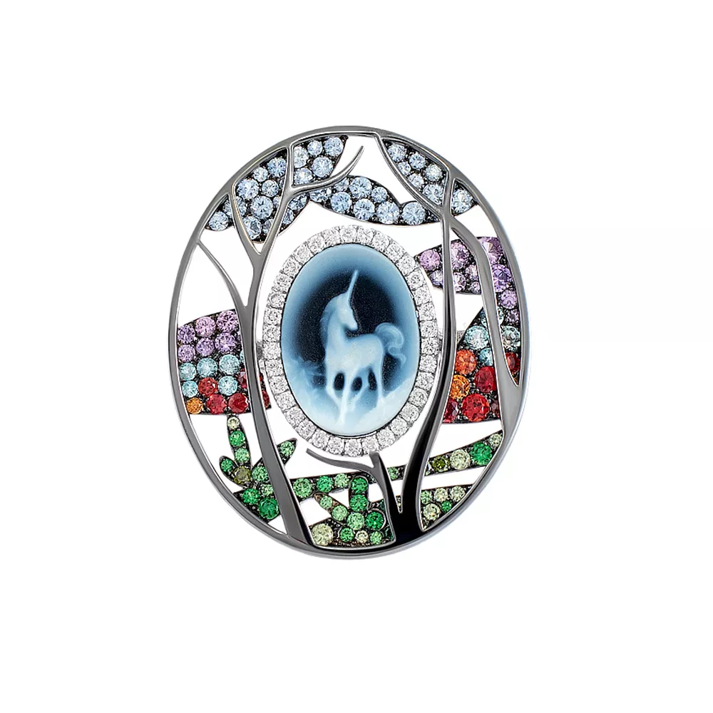 Каблучка Cameo 0.51/0.05/2.29/4.39/1.20 ct 17.26 g