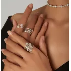 Каблучка Figlia dei fiori 0.38 ct 4.25 g