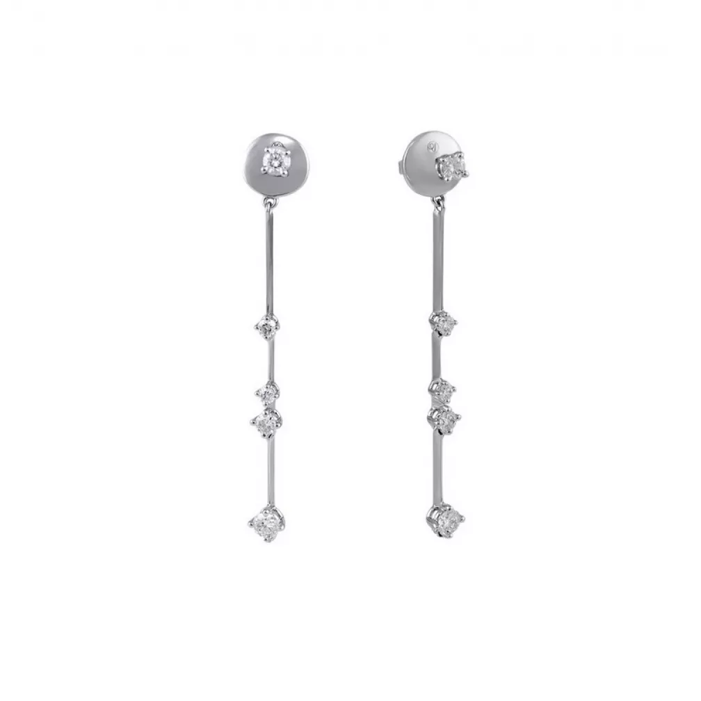 Сережки Glitter 0.57 ct 3.90 g