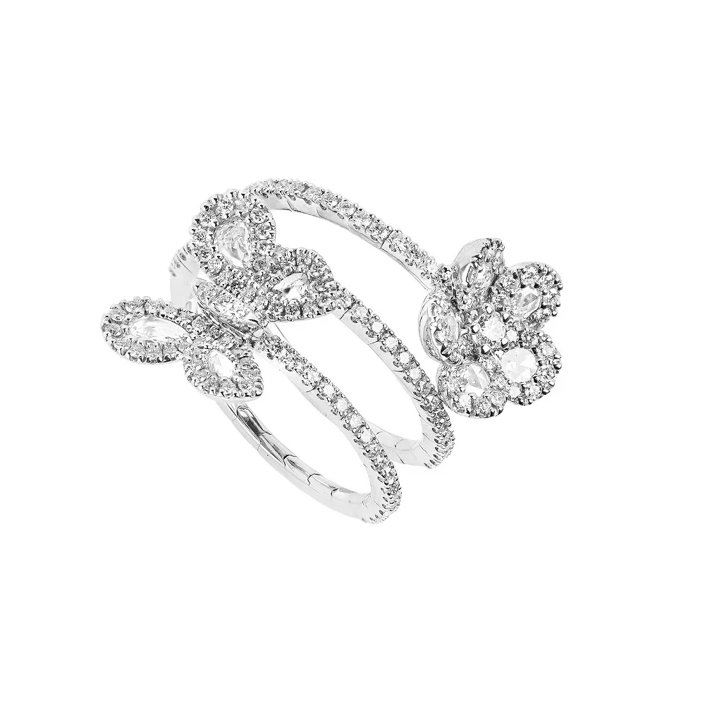 Каблучка Primavera 0.80/0.23/0.13 ct 6.00 g