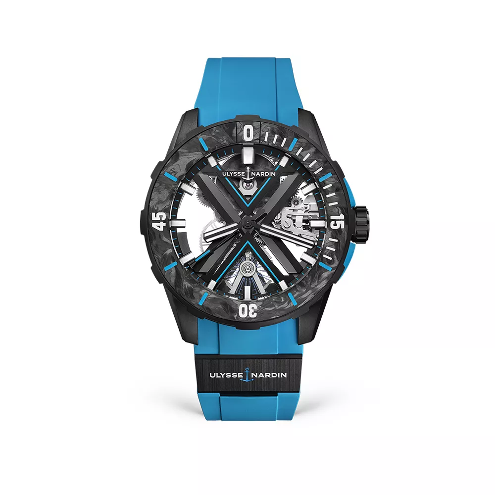 Годинник Diver X Skeleton Azure 44mm